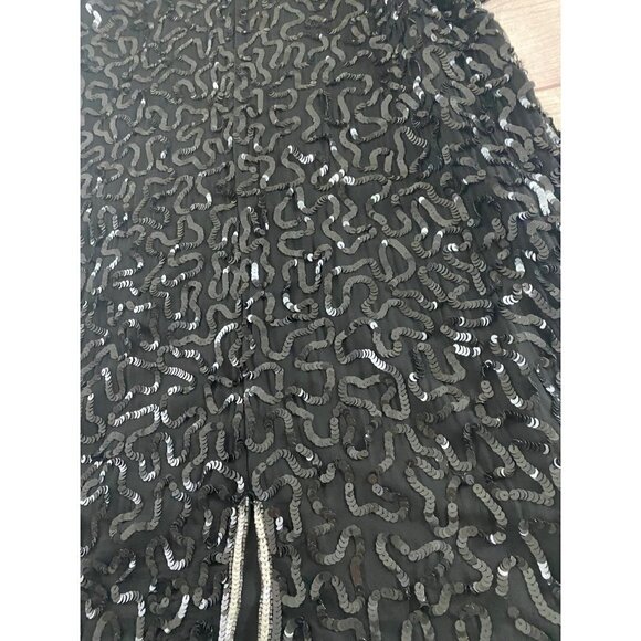 Vintage Laurence Kazer Women's Full Sequin 80's Dress - XL - Picture 9 of 11